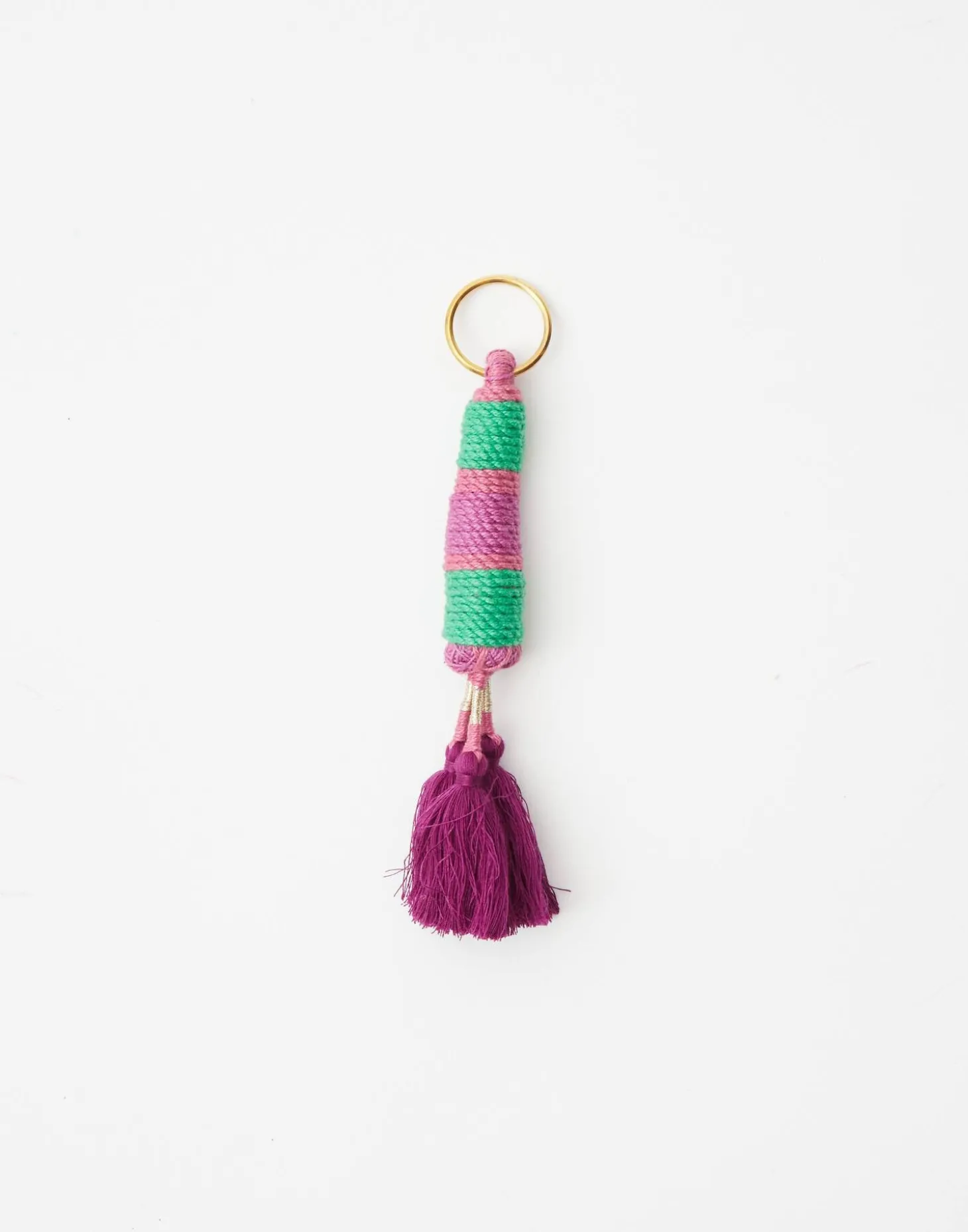 Llavero Cono Y Pompones